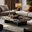 Table basse Luxury-lite rectangulaire en marbre-2077138563