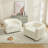 37 Inch Wide Upholstered Swivel Chair(Set Of 2)-1735933306