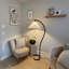 Lampe sur pied plissée French Fishing Light-1993576545