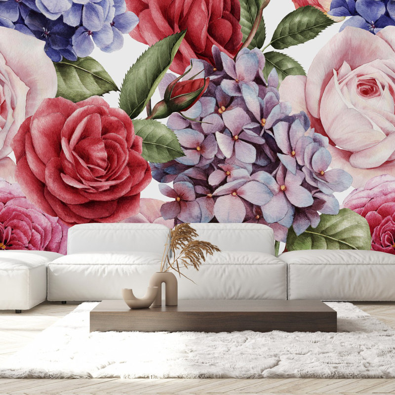 Peel & Stick Wall Mural, 8.34' W x 8.34' L