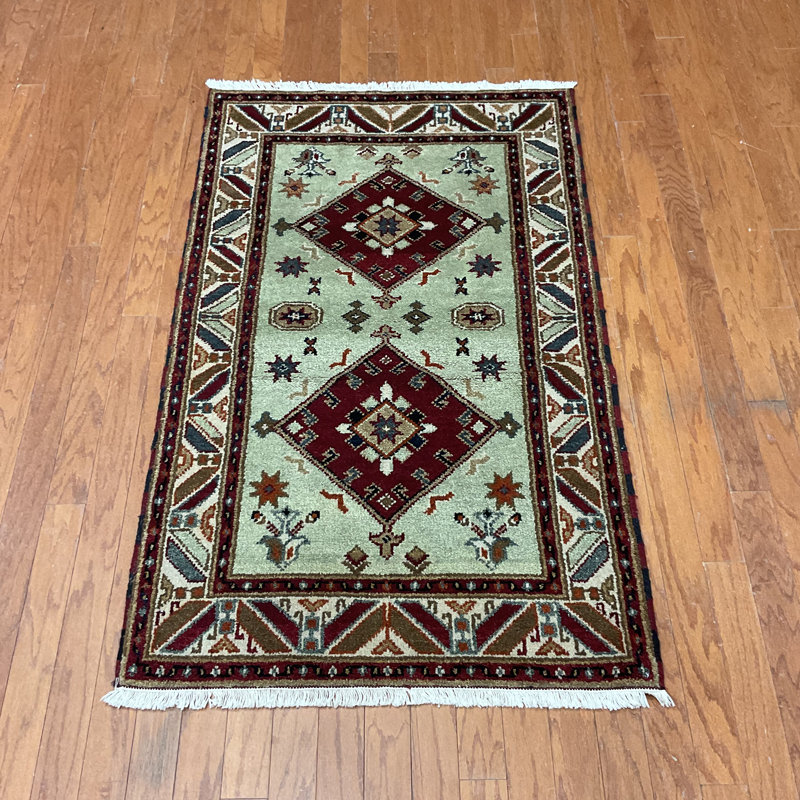  Tapis en laine fait à la main Kazak