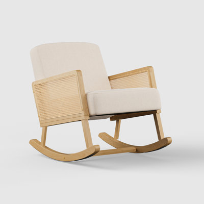 Linen Rocking Chair