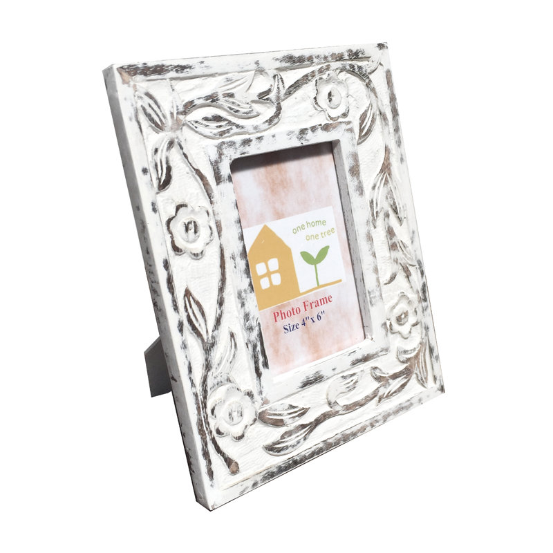 Jerry White Solid + Manufactured Wood Picture Frame, 4'' x 6"