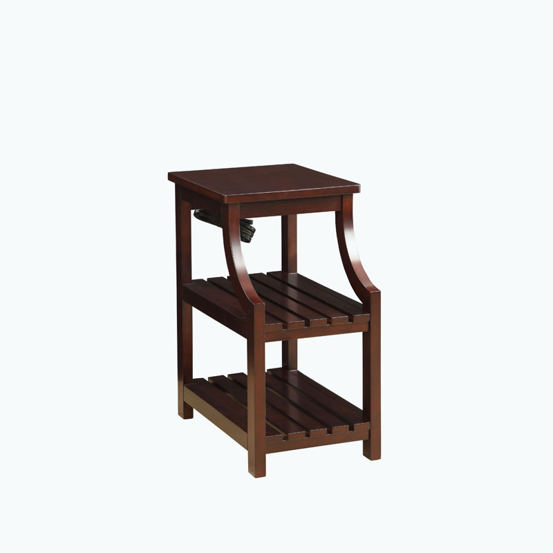 ACME Wasaki Accent Table w/USB, Espresso