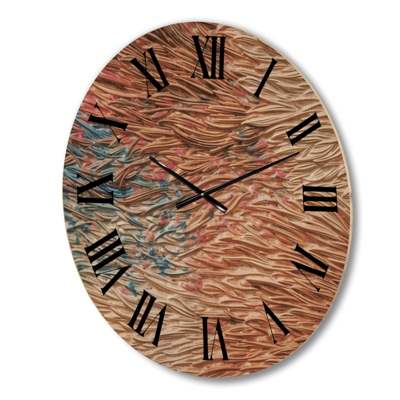 Horloge murale en bois massif Amerra, Grand