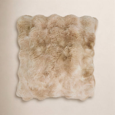 Cozy Bubble Faux Fur Pillow Cover