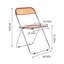Chaise pliante transparente en plastique-1879519262