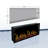 Highmark Luxe Virtual LCD Wall Mount Smart Electric Fireplace - Remote Control & Adjustable Multi-Color Flame-119702175