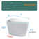 Unique Smart Toilet with Bidet Built In, Intelligent One Piece Toilet For Modern Bathroom, Auto Open/Close Seat, Foot Sensor, LED Display,Night Light, Warm Water & Dryer,Grey