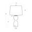 Petite lampe de table en cristal Joan-49706853