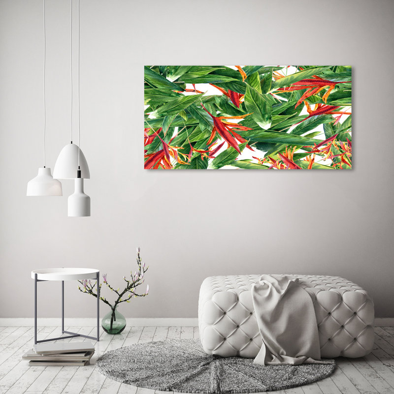 Floral Pattern - Wrapped Canvas Print