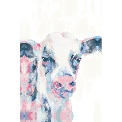 Bright Painted Cow - Painting on Canvas