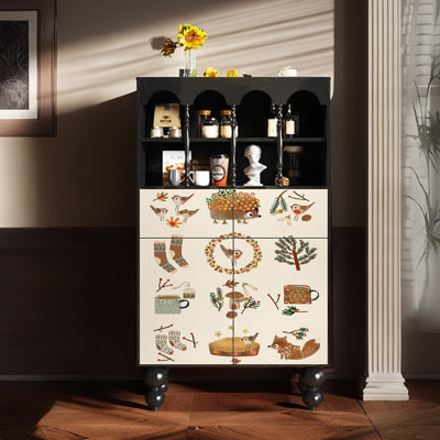 Multi-functional wooden decorative display accent
