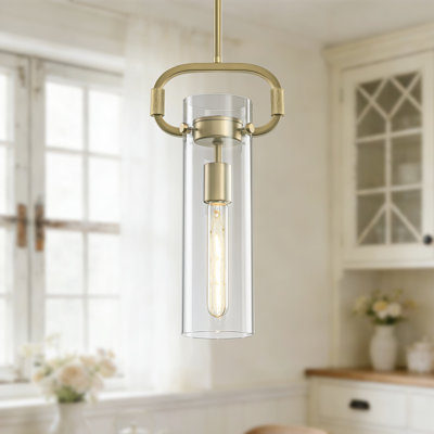 Mini-luminaire suspendu moderne 1 lumière Yashal