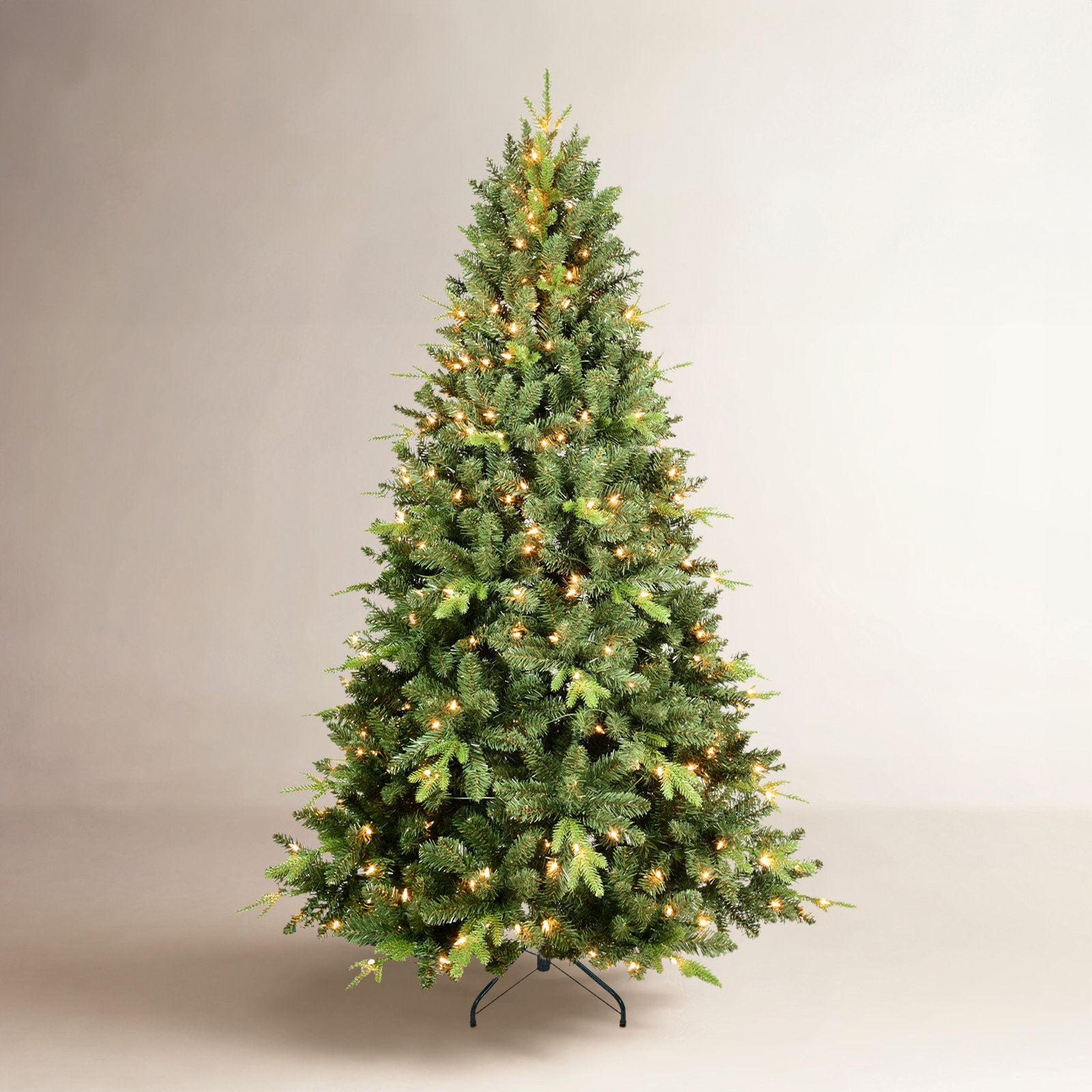 Pre-Lit Spruce Christmas Tree, 7'