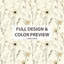 Ensemble d'édredon Country Farmhouse 6 pièces - Collection Floral Ivory Meadow-131229140