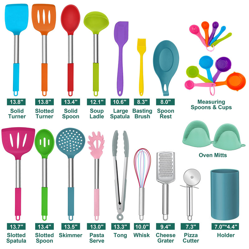 Wuyi 28 Utensil Set, Colorful