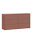 154.5 cm W Chest of 6 Drawers-75924845