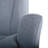 Upholstered Polyester Swivel Recliner