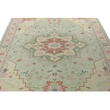 Distressed Homage Hand Knotted Wool Geometric Area Rug
