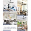 Tibuh 52'' Ceiling Fan with LED Lights-1527119967