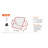 VEVOR Soccer Rebounder Rebound Net, Kick-Back 39"x39"
