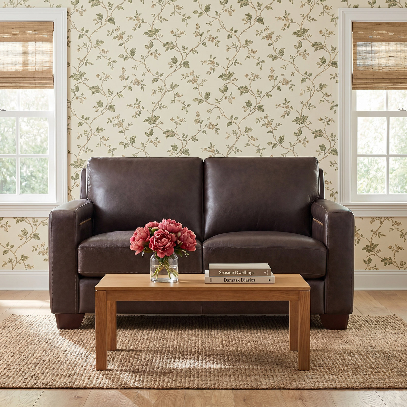 Tryston 60" Genuine Leather Loveseat