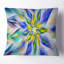 «Dancing Blue Fractal Flower» - coussin à imprimé floral-30718853-30718857