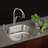 Lustertone 23.625" L x 21.25" W Undermount Kitchen Sink
