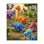 Couverture de flanelle de dinosaure colorée 1Pc douce, amusante et ludique pour le canapé / lit / voyage 60 * 80
