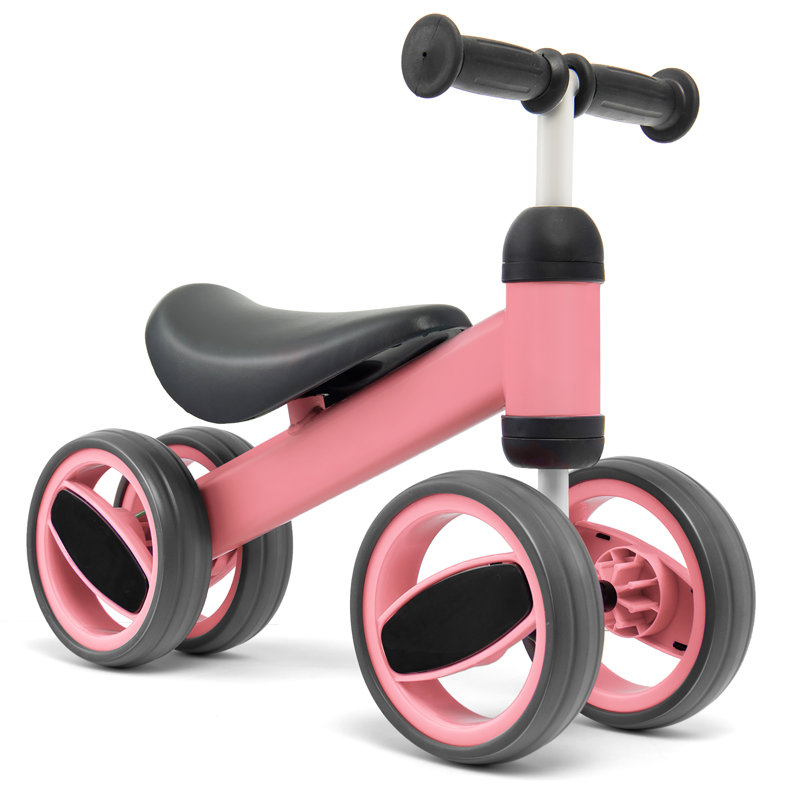 Jouet d'équitation pour tout-petit Costway, Rose/noir