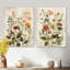 Art mural sur toile 2 fleurs rétro-1337294301-1076230899