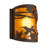 8" Wide Ducks In Flight Left Wall Sconce