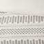 Ensembles de literie confortables en coton jacquard fermier ivoire anthracite