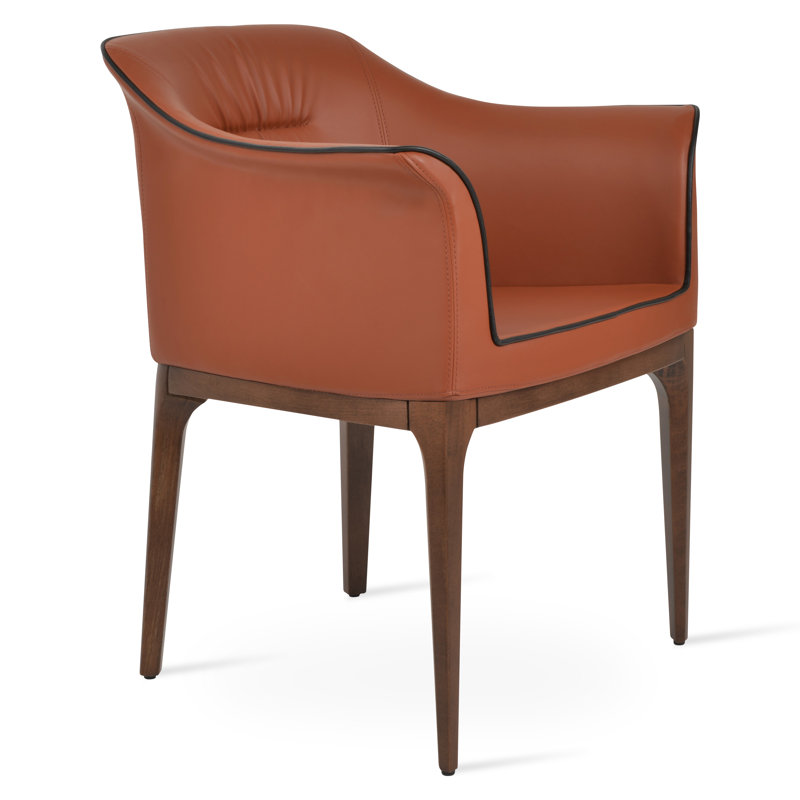 Fauteuil rembourré blanc / gris