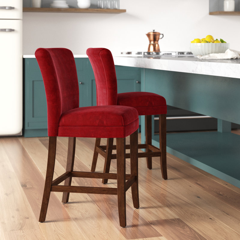 Lancaster 26" Counter Stool, Cranberry Red