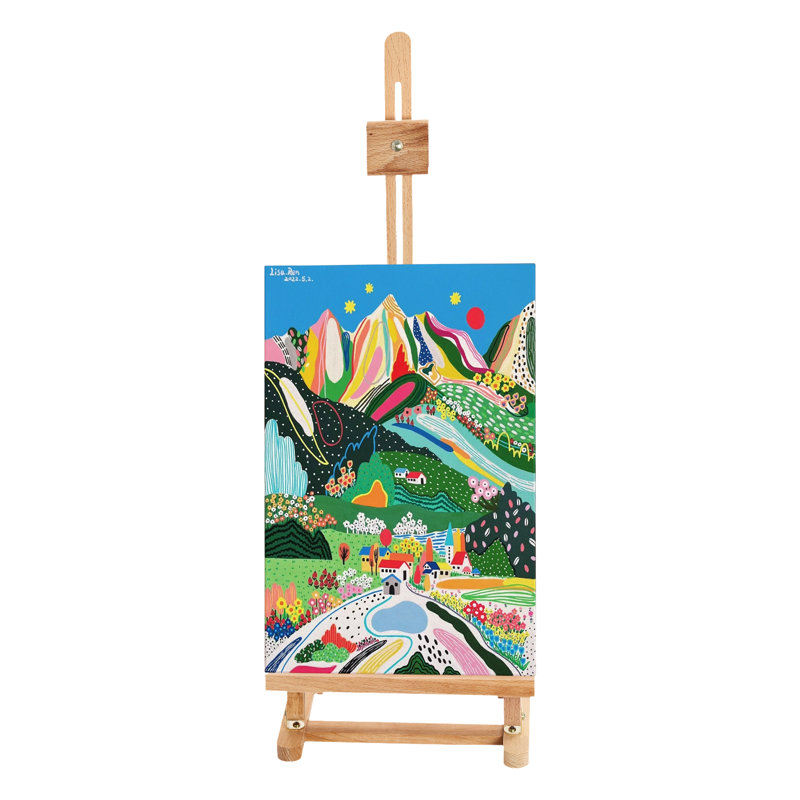 Support à peinture en bois flexible