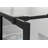Goodyo 34" X 72" Shower Door Walk-In Black Finish