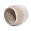 Pots à fleurs modernes en céramique brun blanc moderne de 2, pour une utilisation intérieure et extérieure, pots de fleurs à trous de drainage intégrés convenant aux fleurs, performance par tous les temps, sans assemblage-130115705