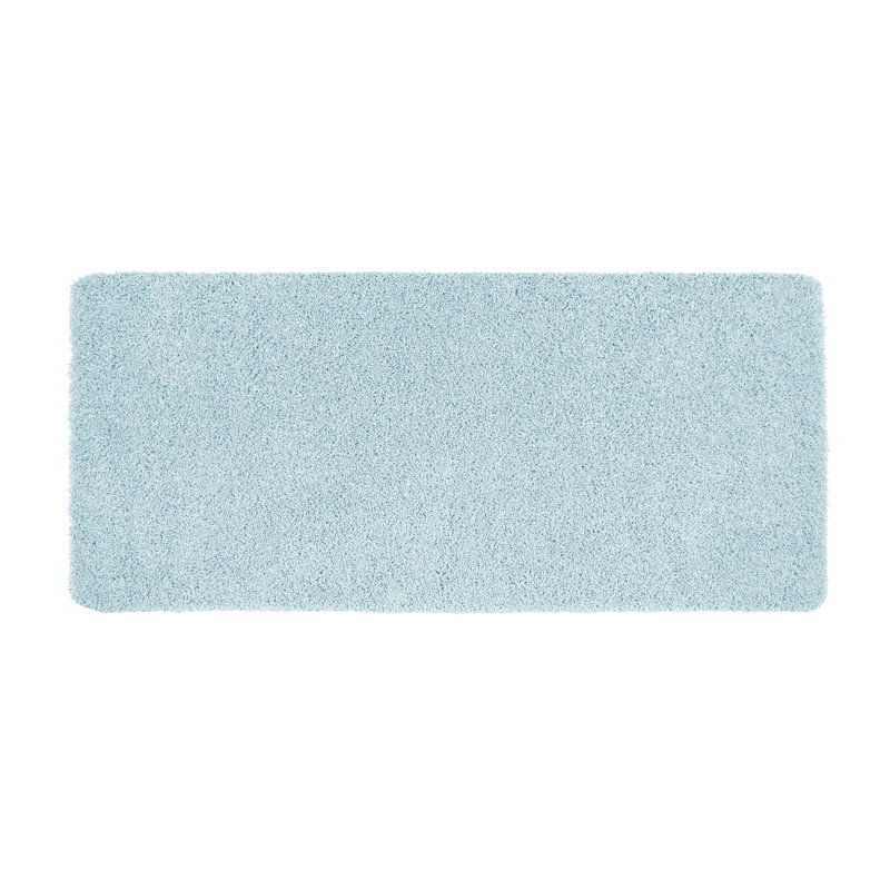 Buddy Teal Curve Bath Mat 50x80cm, 140cm W x 200cm L, Blue