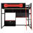 Wood Loft Bed With Desk-824423089