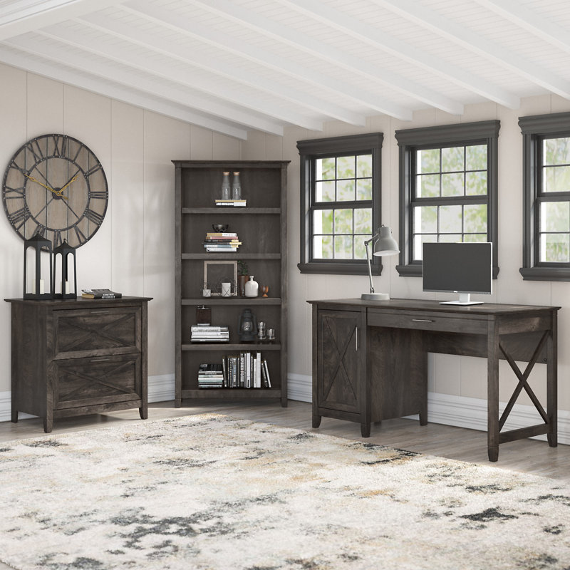 Bureau 48 po Ozro, Hickory gris foncé
