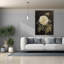 «Heirloom White Rose On Black» par Danhui Nai, art mural sur toile-1316715660