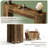 Rustic Coffee Table,Sturdy Console Table,Wooden Hallway Table