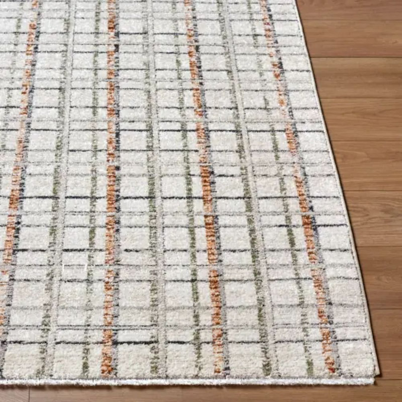 Lausanne Gingham Area Rug, Rectangle 5'3" x 7'