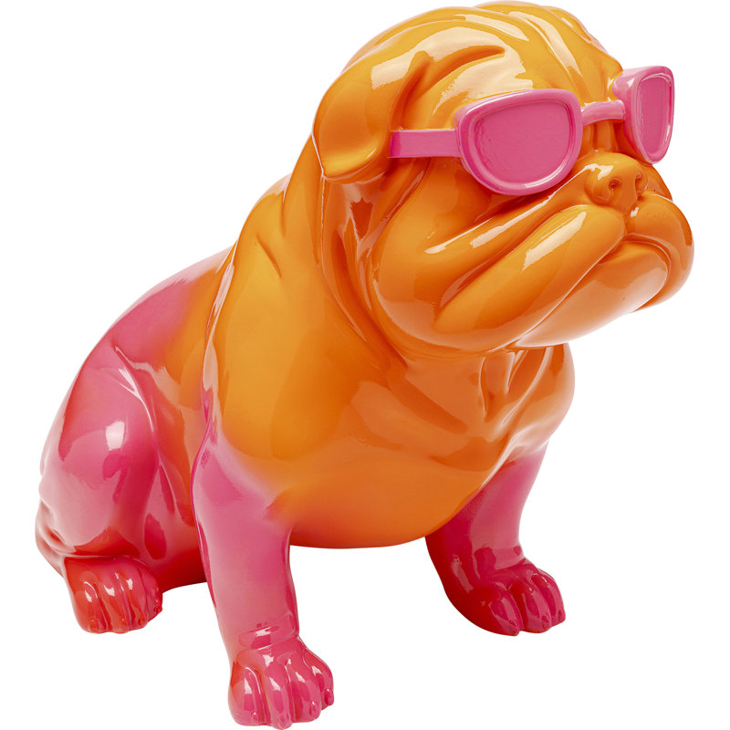 Fashion Dog Figurine, Pink