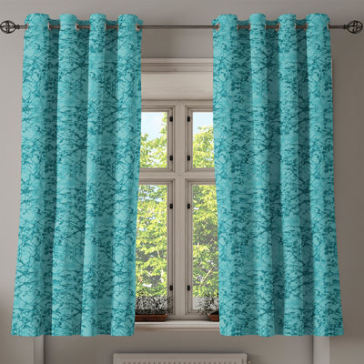 Semi Sheer Curtain Pair