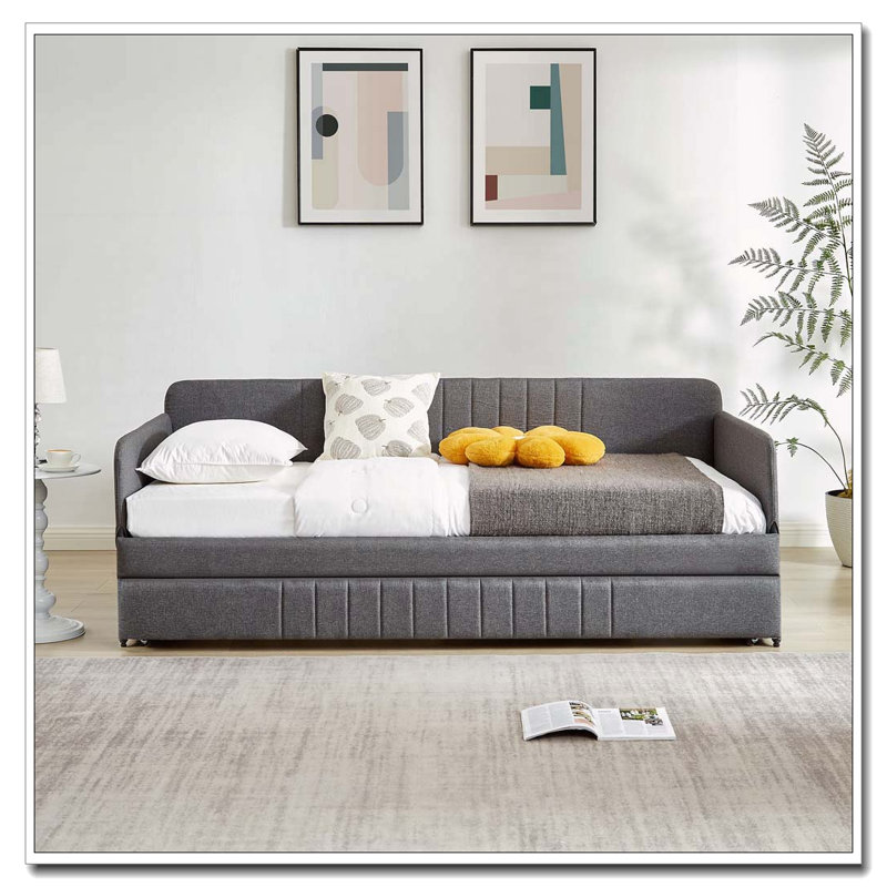 Lit de jour avec lit gigogne simple