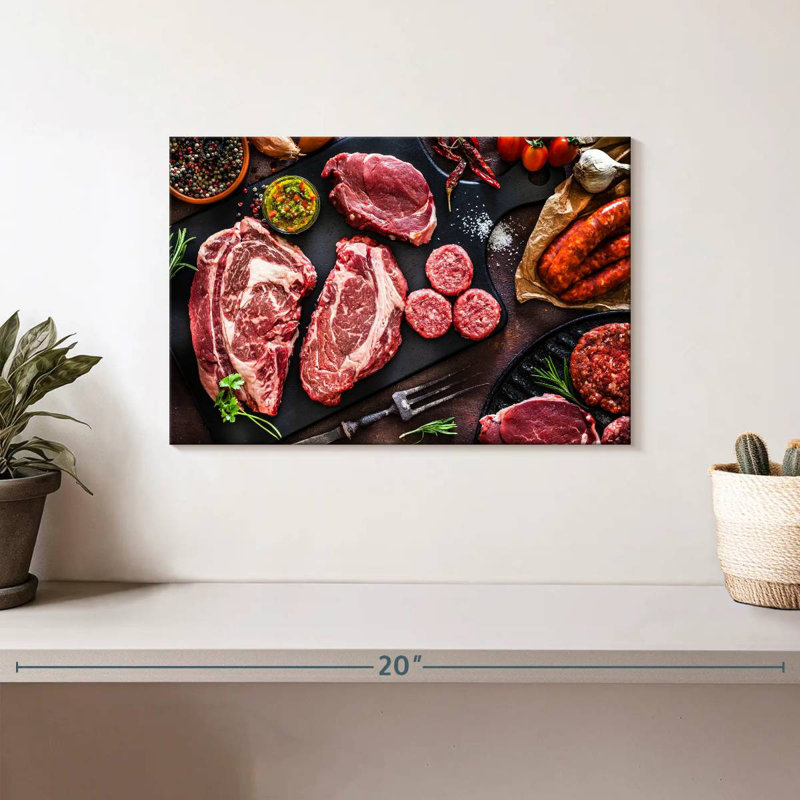 Yarlin Raw Seasoned Meat, 8" H x 12" W