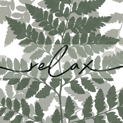 Relax Fern 2 - Wrapped Canvas Print
